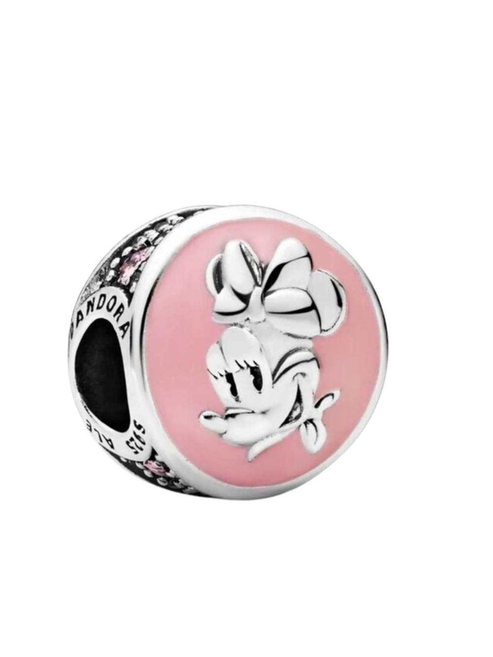 New Pandora Vintage Pink Minnie Mouse Charm